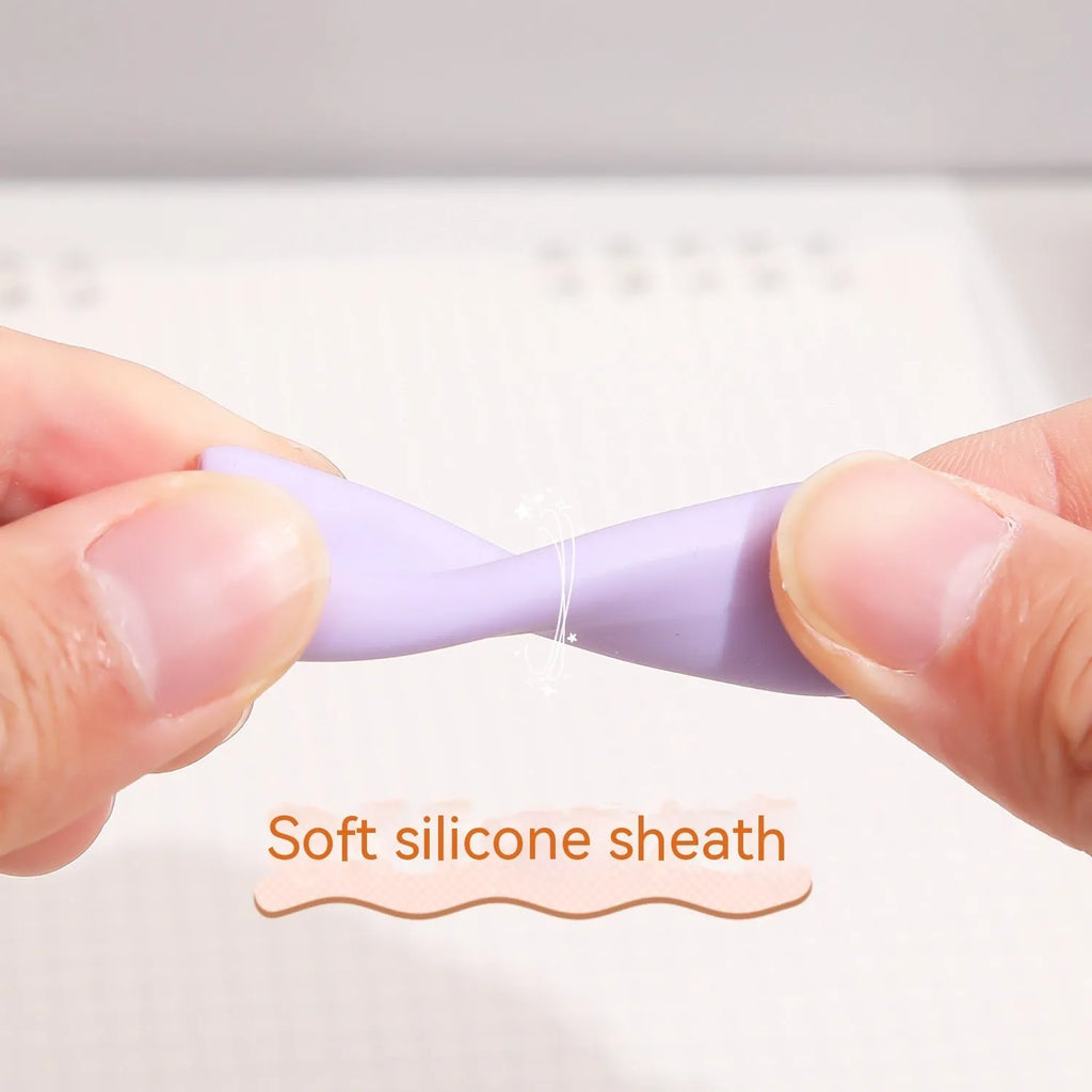 Macaron colour press gel pen with 0.5mm tip in three smoked colour options