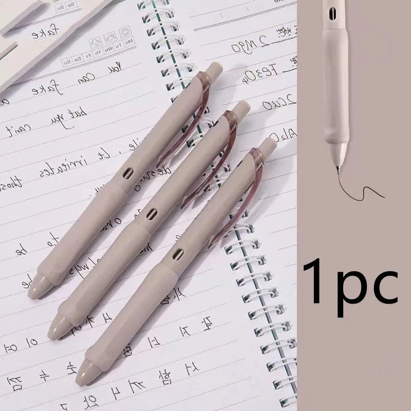 Macaron colour press gel pen with 0.5mm tip in three smoked colour options