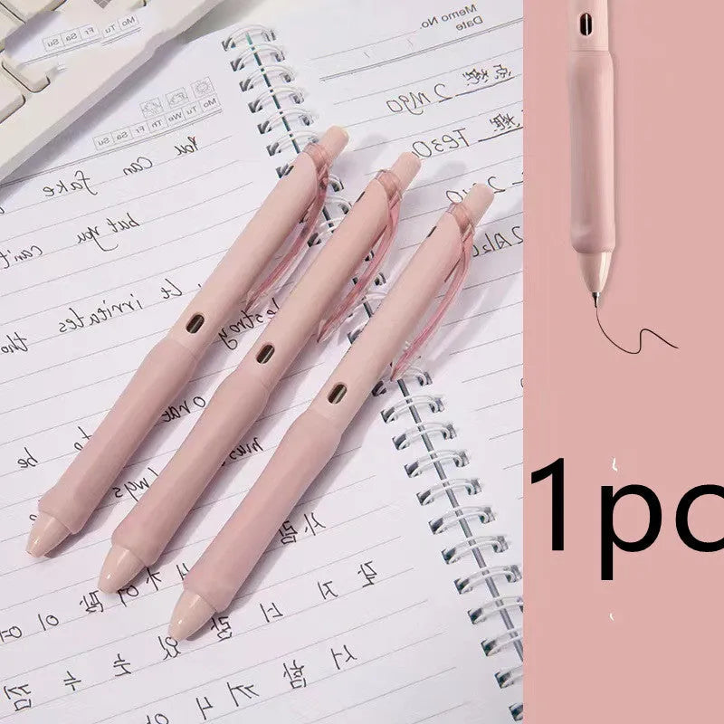 Macaron colour press gel pen with 0.5mm tip in three smoked colour options