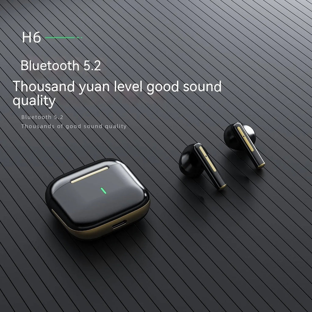 Wireless Bluetooth in-ear headset in white, black, dark green or dark blue, with USB charging cable and colour box