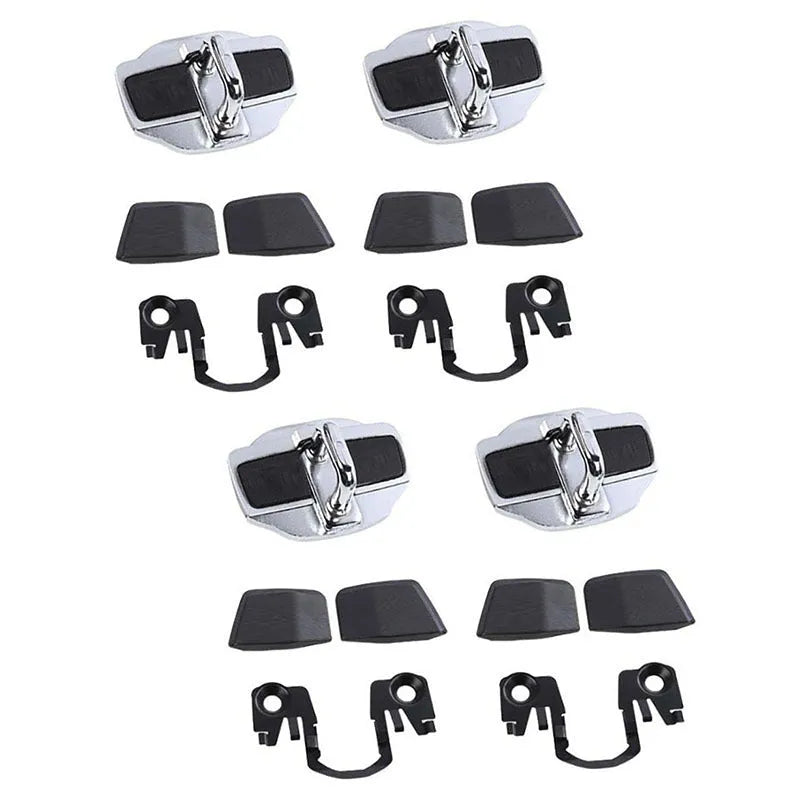 Silver TRD door lock cushions for Toyota Prius 23 with 3M adhesive backing