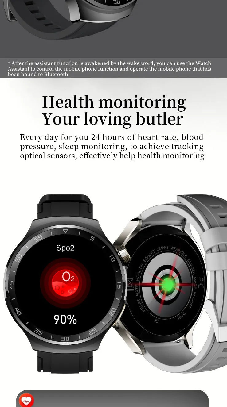 Smart Watch X16 Pro silver colour with TFT screen showing heart rate monitor mode on wrist