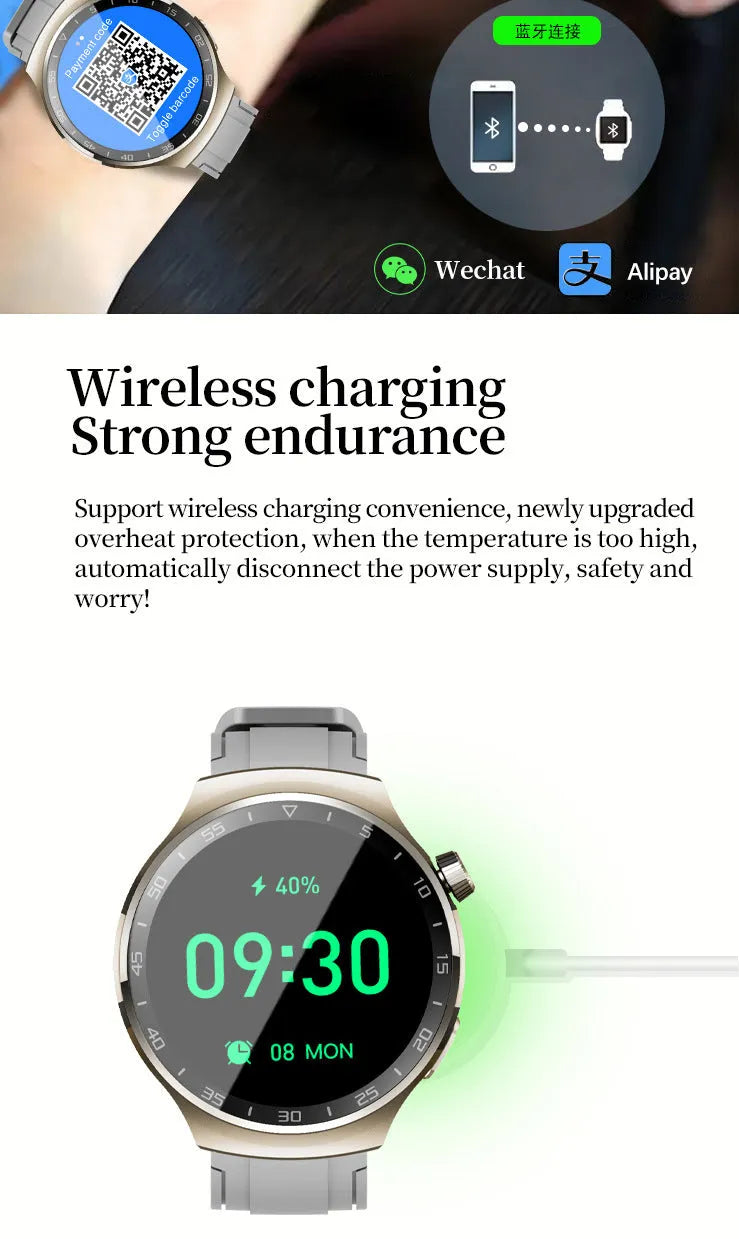 Smart Watch X16 Pro silver colour with TFT screen showing heart rate monitor mode on wrist