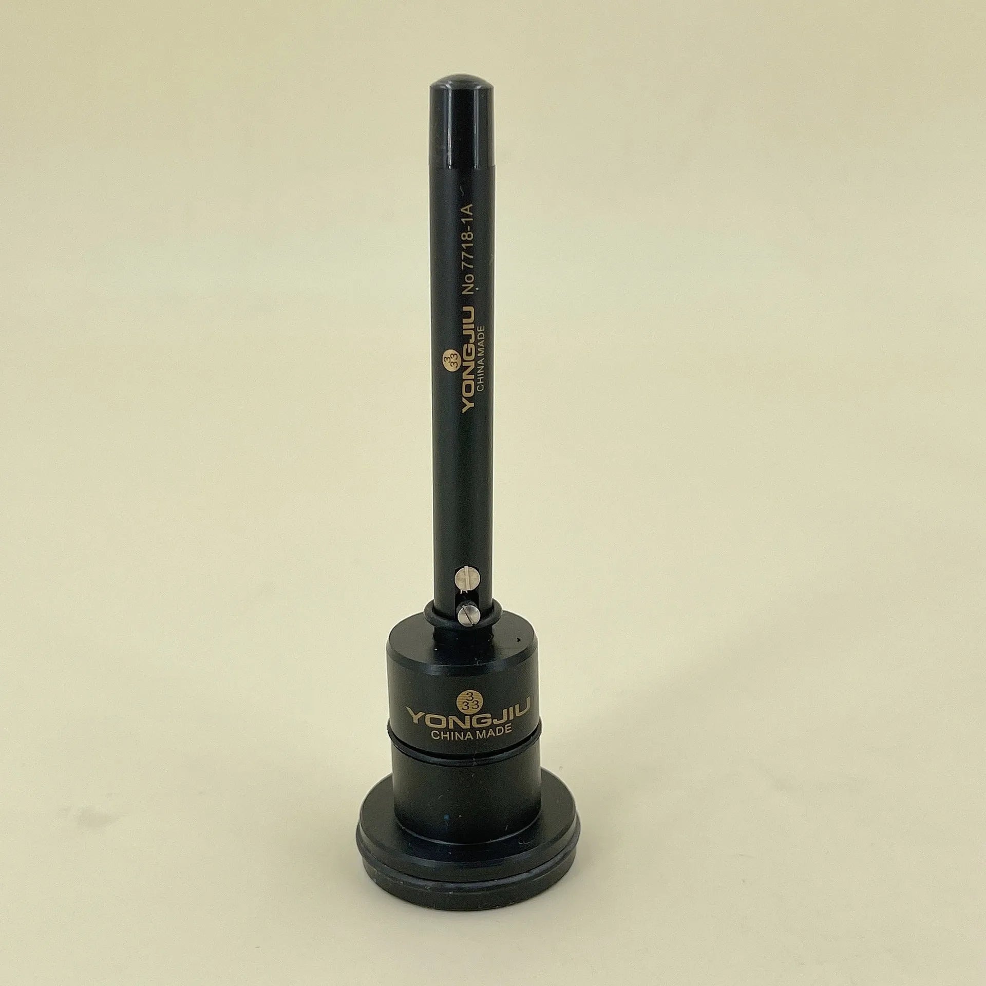 Precision watch repair oiling pen with a fine metal needle tip