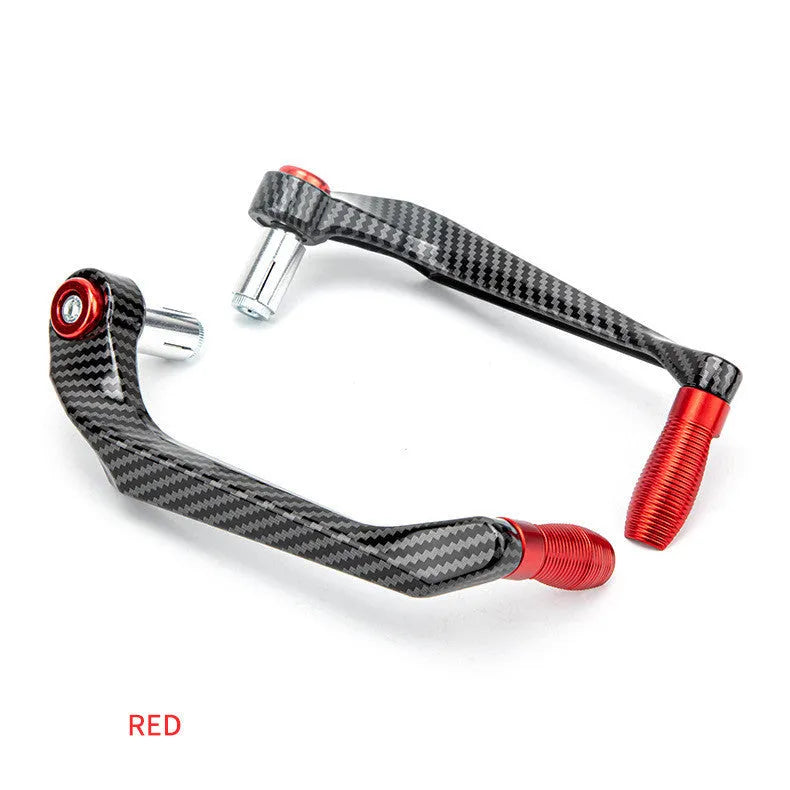 Water transfer printed aluminium alloy motorcycle hand guards in multiple colour options