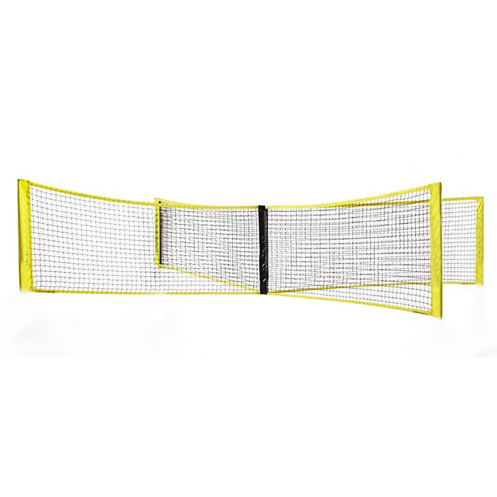 PE four sides standard volleyball net, black, 100x30cm or 150x50cm, for indoor outdoor beach use
