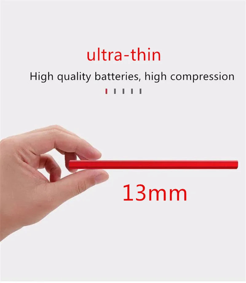 Ultra-thin 20000mAh digital display power bank in black with dual USB ports