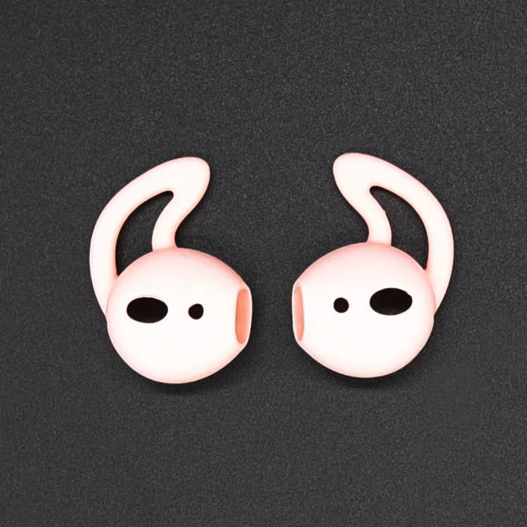Silicone ear caps for AirPods in various colours showing left and right ear options