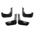 Black stainless steel mudguard set of four pieces compatible with Apple Rimachi Junyi modified parts