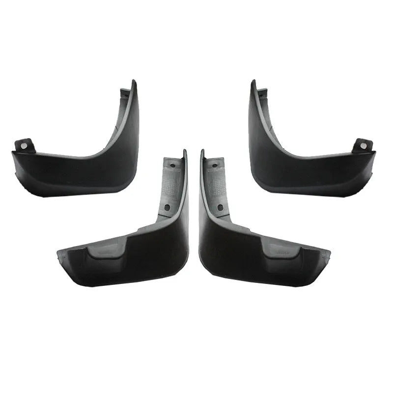 Black stainless steel mudguard set of four pieces compatible with Apple Rimachi Junyi modified parts
