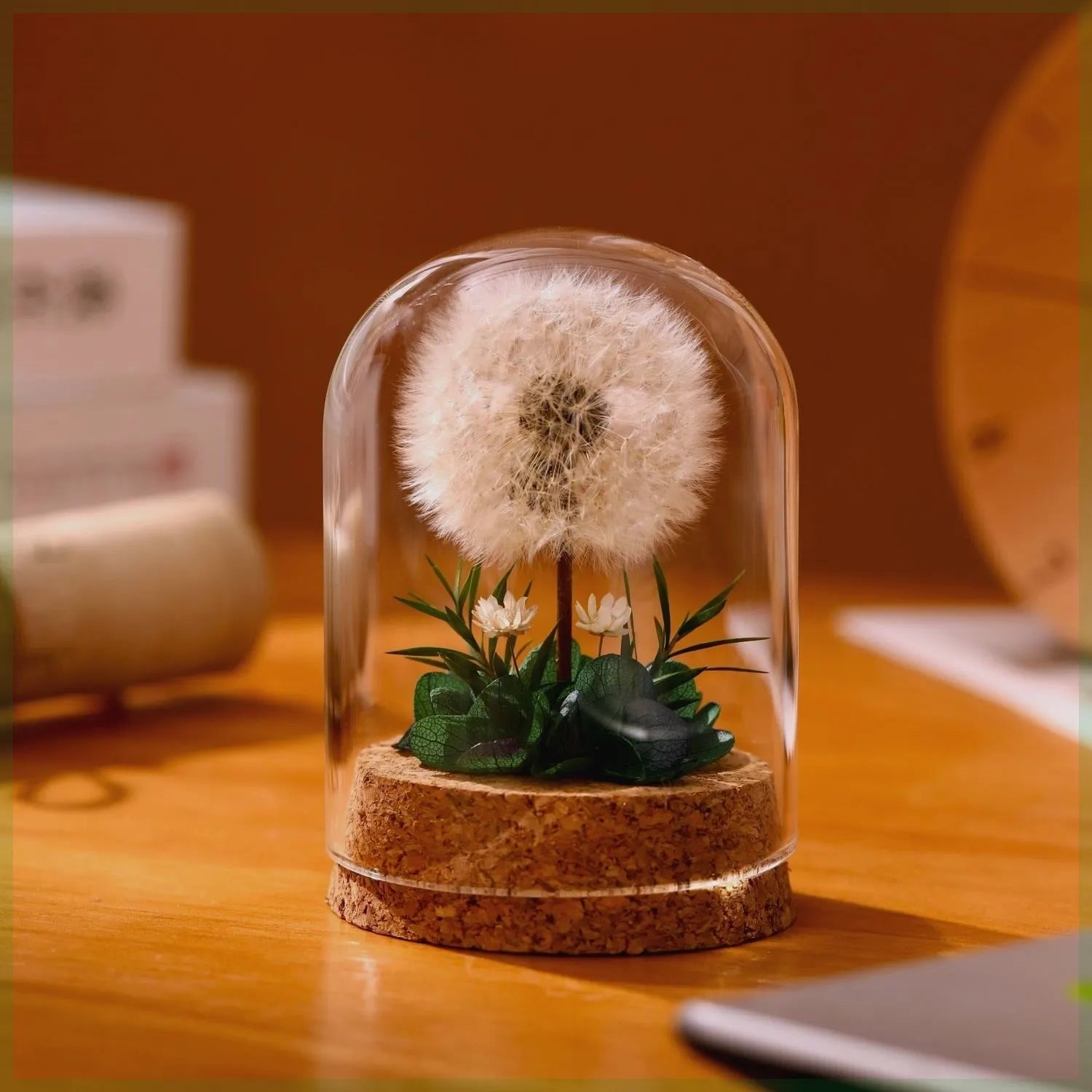 Yongsheng dandelion-shaped glass night light ornament in gradient colours