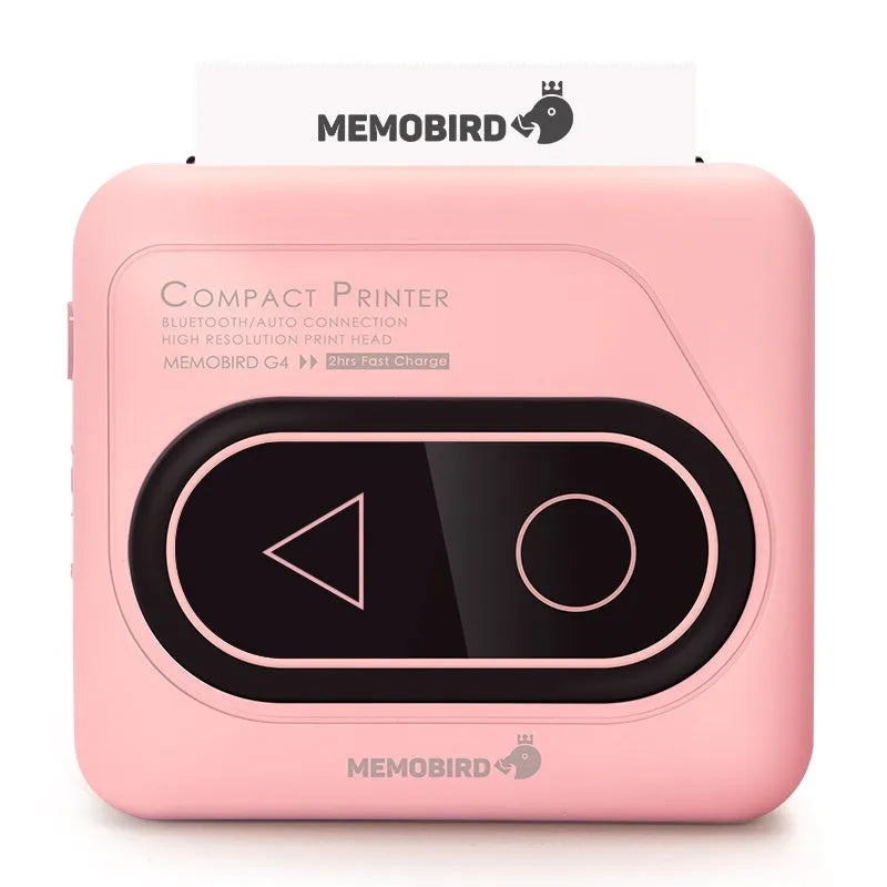 Portable Bluetooth mini printer in multiple colours for mobile phone text printing