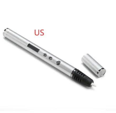 3D printing pen fountain pen DIY educational toy with adjustable speed and FDM technology in black colour