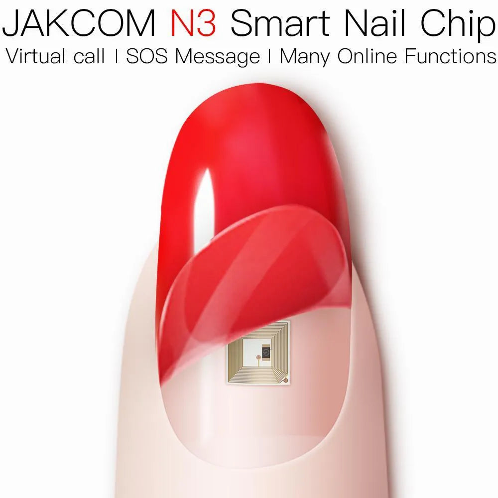 JAKCOM N3 smart nail chip wireless NFC sensor for mobile phone activation on a finger