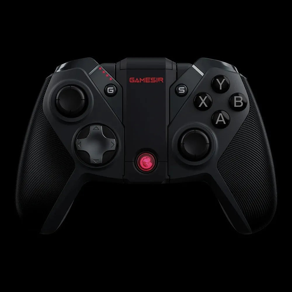 Black Gaishi wired USB Type-C game controller with programmable rear buttons on ergonomic ABS shell.