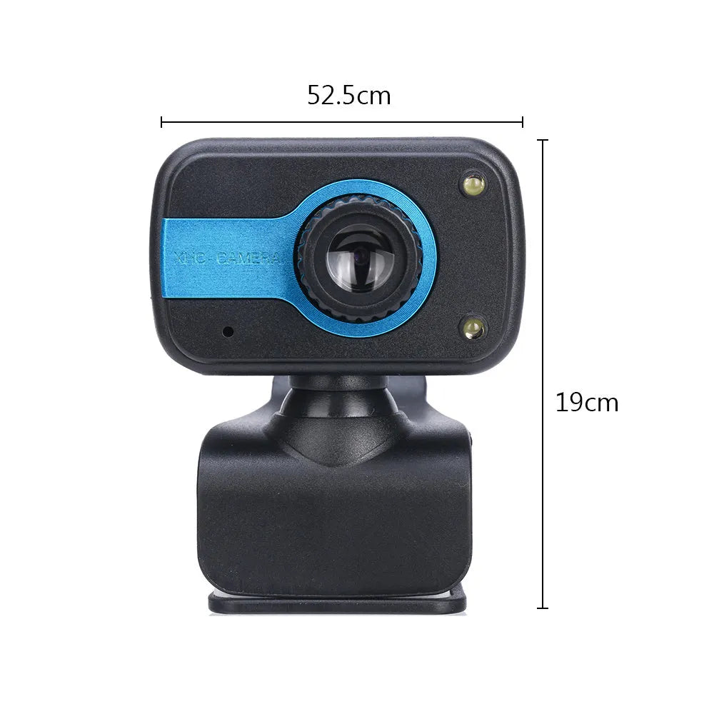 Mini driverless video camera in blue, red or white with 360-degree rotation function