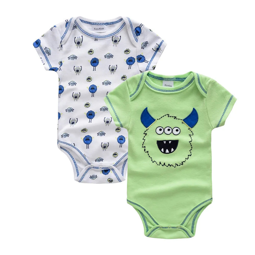100% cotton newborn sleeveless baby romper with concealed button closure, triangle climbing style