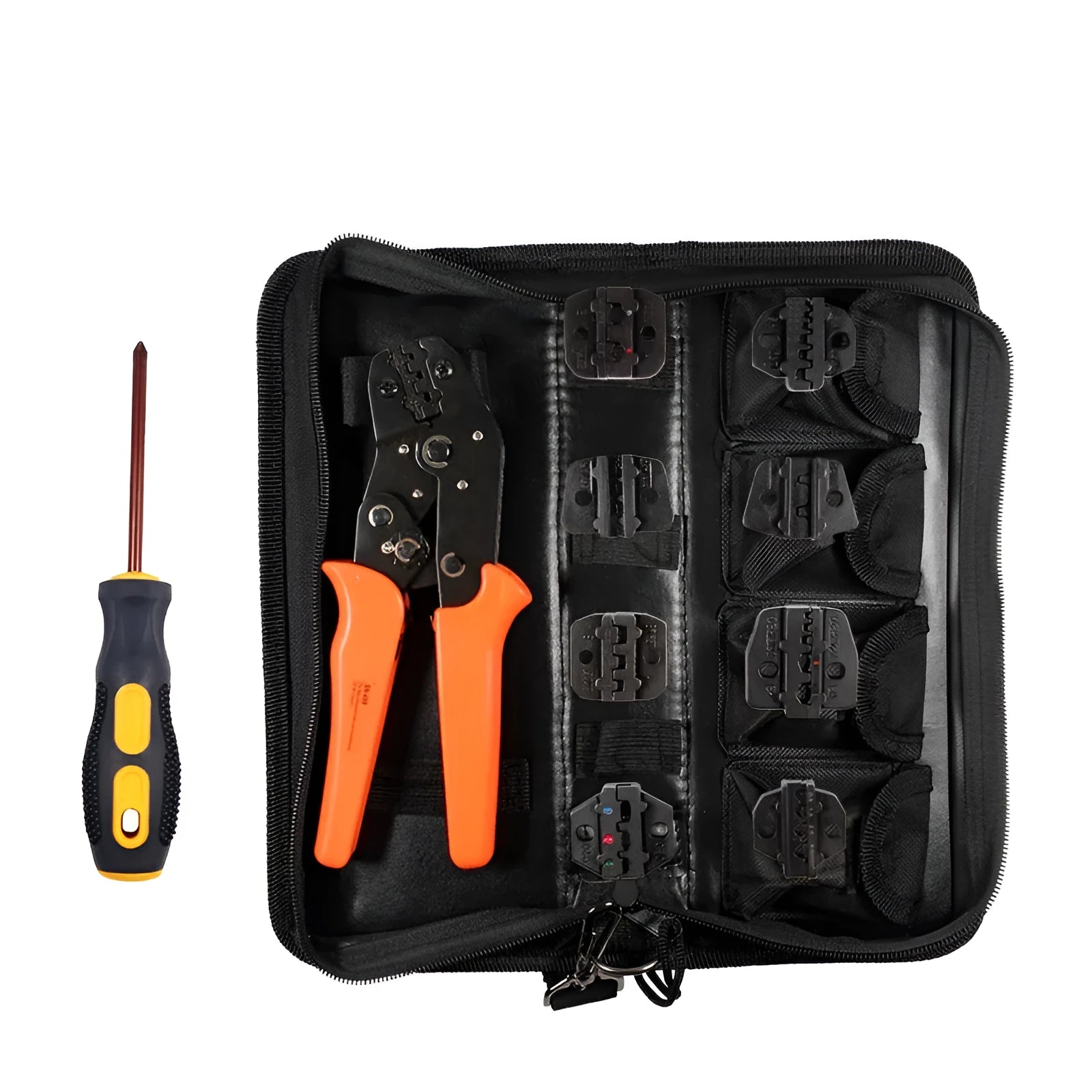 SN-48B portable multi-wrench jaw terminal crimping pliers combination suit with high carbon steel construction.