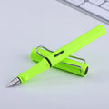 Plastic ink sac pen with steel nib in choice of six colours and F or EF tip options