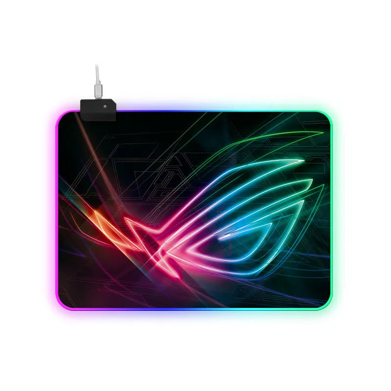 Luminous Prodigal Eye glare pattern mouse pad with rubber base and cloth surface in 300x800mm size