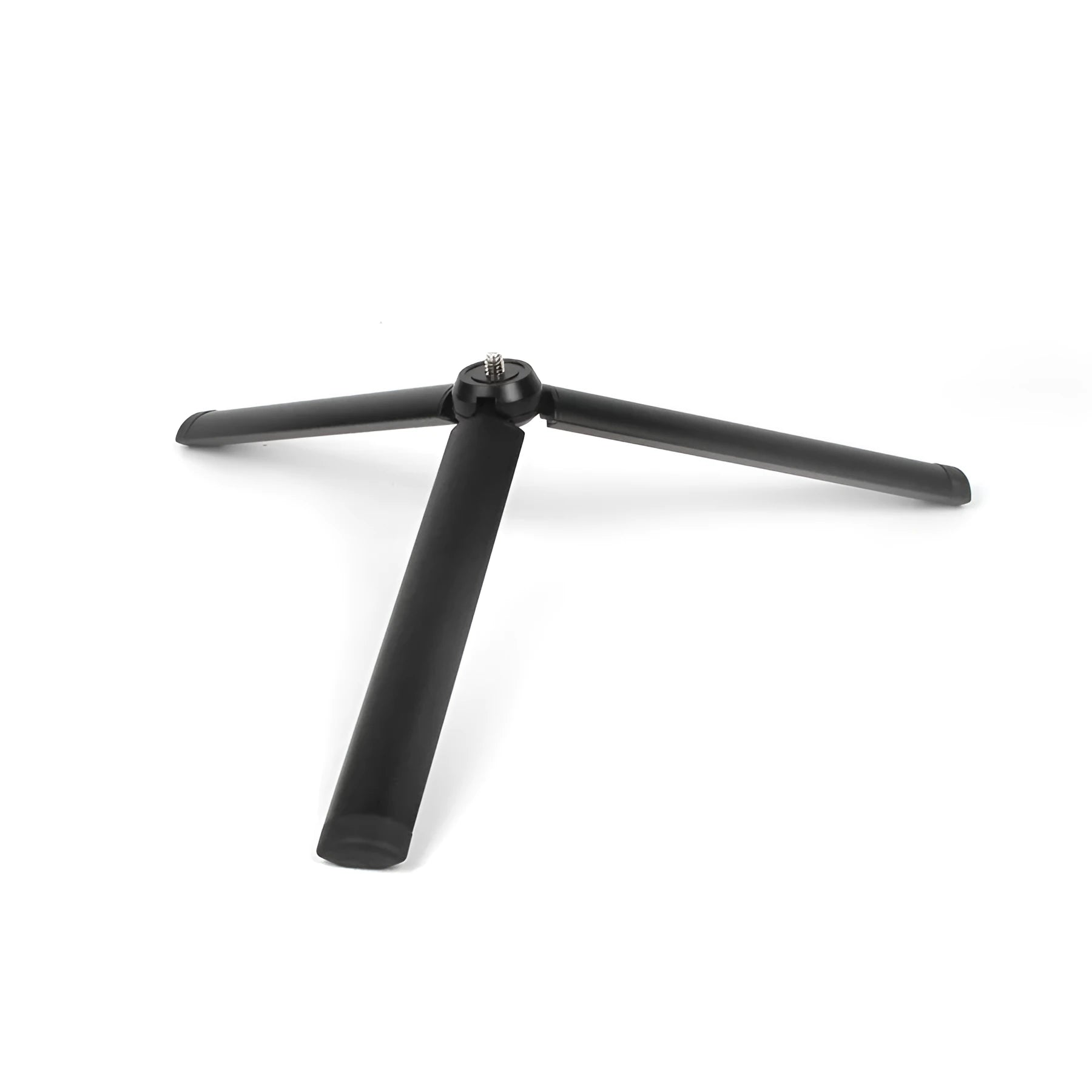 Black aluminium alloy mobile phone tripod handheld stabiliser compatible with Apple iPhone photography