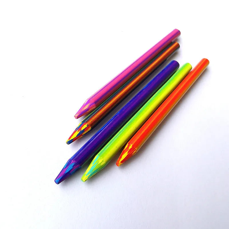 5.6mm magic rainbow multicolour pencil lead for hand painting, 90mm length