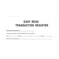 Deposit journal paper 54K bank checking account record notebook