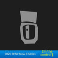 Transparent TPU protective film for BMW 3 Series interior dashboard and central control gear area