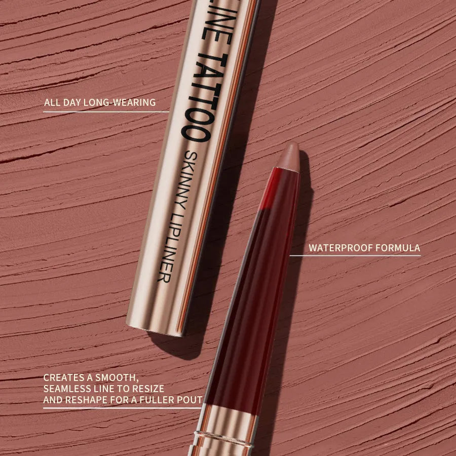 PHOFAY waterproof anti-fading lipliner pencil 0.8g in multiple colour shades
