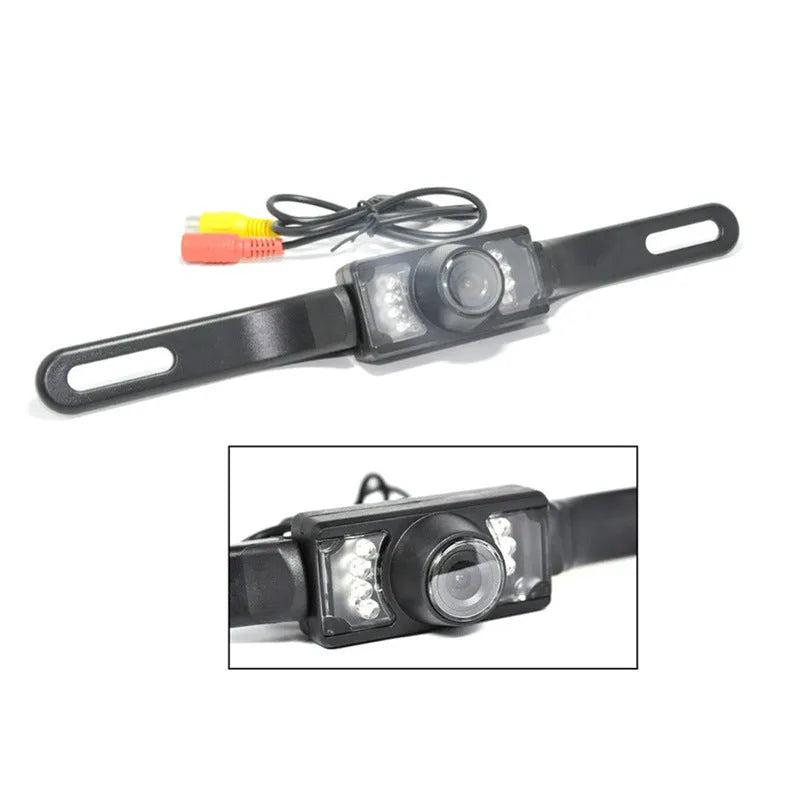 Car external LED rear view camera with 170-degree viewing angle and IP68 waterproof rating
