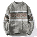 Men's mock neck sweater in beige gray and black, cotton blend, straight fit pullover, sizes M to 4XL