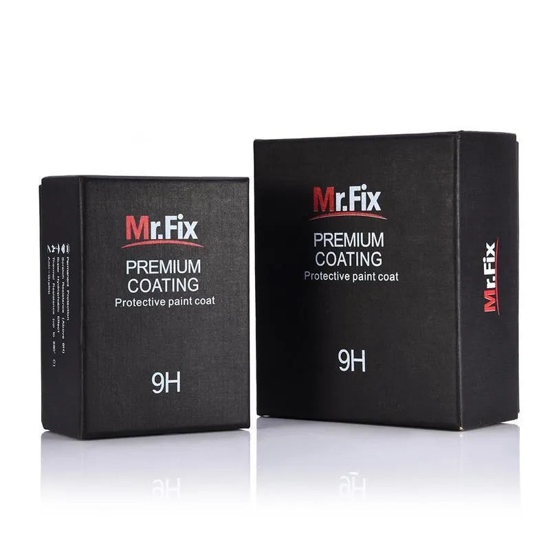MR.FIX 9H nano ceramic crystal plating agent glass coating solution 50ml black bottle for automotive paint and headlights