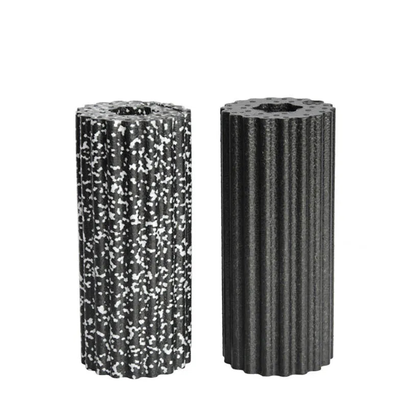 MILY SPORT high density EPP foam roller 32 x 14 cm in black for muscle massage and recovery