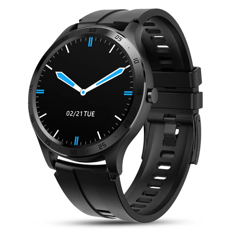 S20 smart fitness bracelet with 1.28-inch screen on a wrist, showing sleep tracking data.