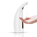 Automatic liquid soap dispenser with infrared sensor, 300mL, IPX6 waterproof, visible window, ABS body in white finish