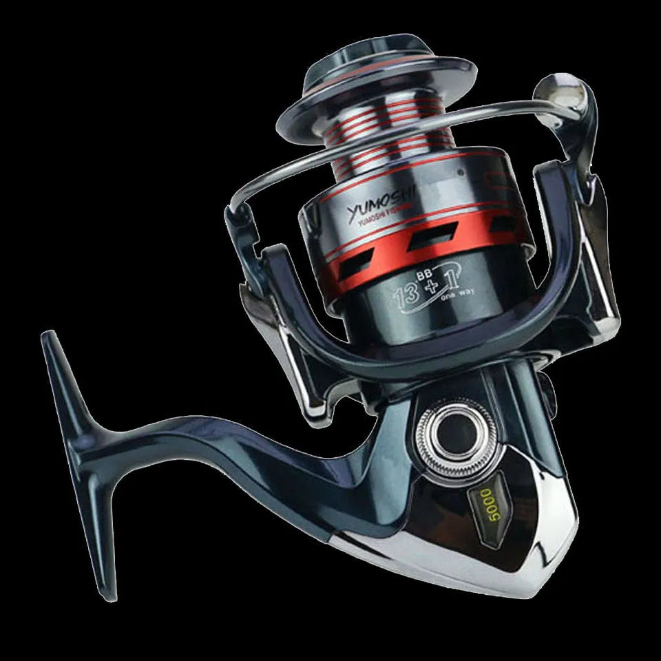 Front unloading spinning wheel reel 13 bearings 5.5:1 gear ratio 1000 to 7000 series