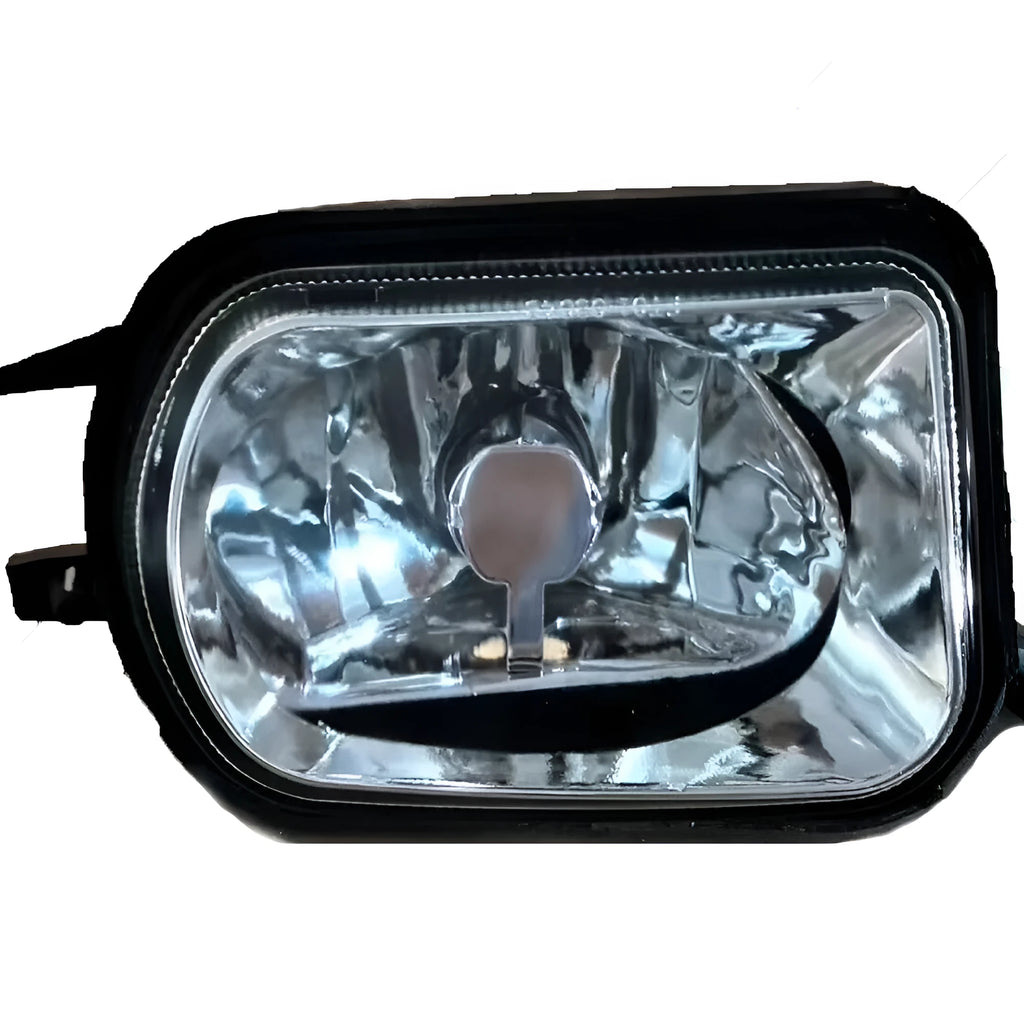 Mercedes-Benz W203 front fog lamp and daytime running light replacement assembly in plastic housing