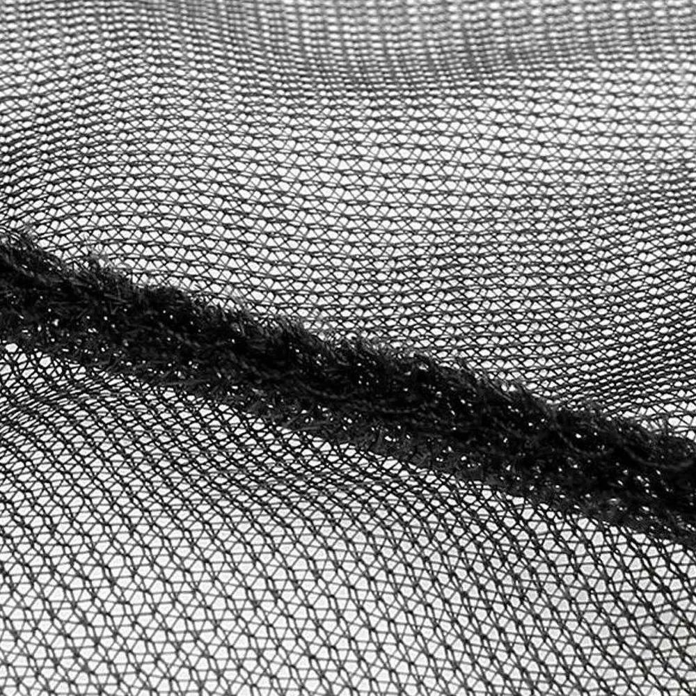 Black mesh car window sunshade and mosquito cover, 50x40cm, four-piece set for car windows