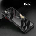 Transparent silicone phone case for iPhone 11 series in six colour options