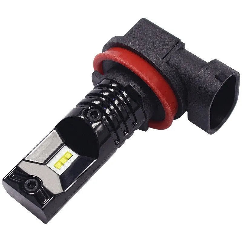 H11 and H8 compatible high-power 80W CSP LED car front fog lamp with aviation aluminium housing.