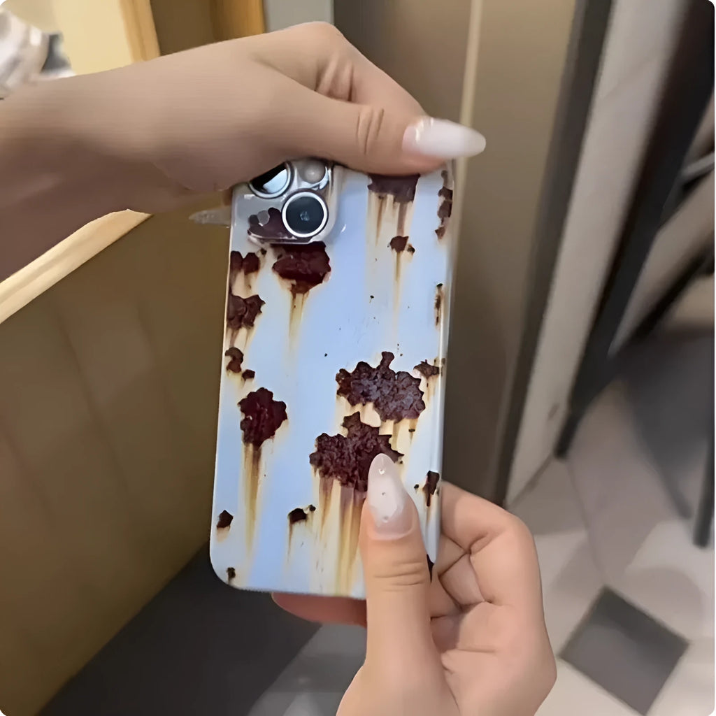 Rust Spot all-inclusive phone case for iPhone 16 Pro, hard shell and soft shell options, drop and fingerprint resistant