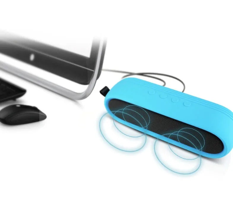 Wireless Bluetooth speaker dual speaker IP65 waterproof portable 2600mAh battery 8 hours playtime black colour