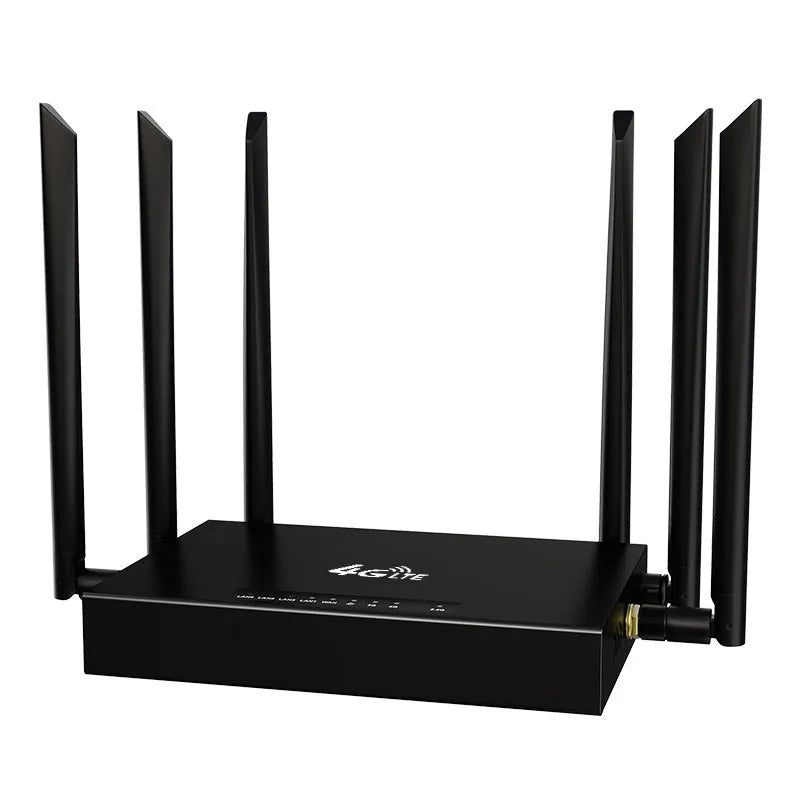 Industrial iron box 4G 3G router with antenna and power supply options