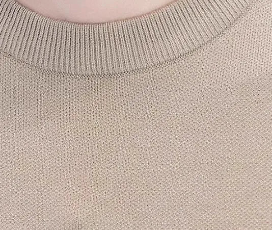 Slim-fit contrast colour round neck men's sweater in black, extra coarse wool, sizes M to 5XL