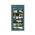 Pack of 90 PET marker Post-It notes in six celestial colours: sky, moon, sea, fire, dusk, and forest.
