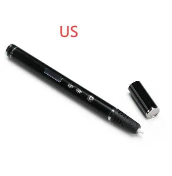 3D printing pen fountain pen DIY educational toy with adjustable speed and FDM technology in black colour