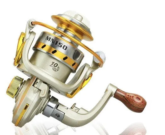 Palm in the Treasure mini fishing reel with 10 ball bearings, 160g, 5.2:1 gear ratio