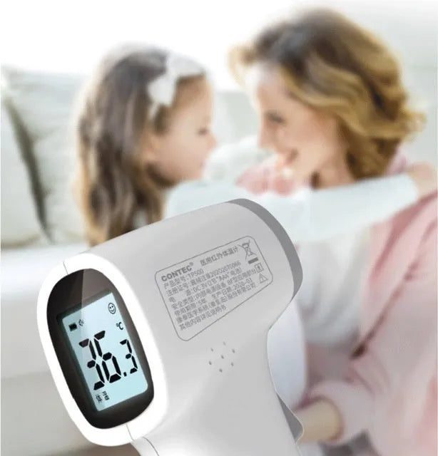 White TP500 non-contact medical infrared thermometer for forehead temperature measurement