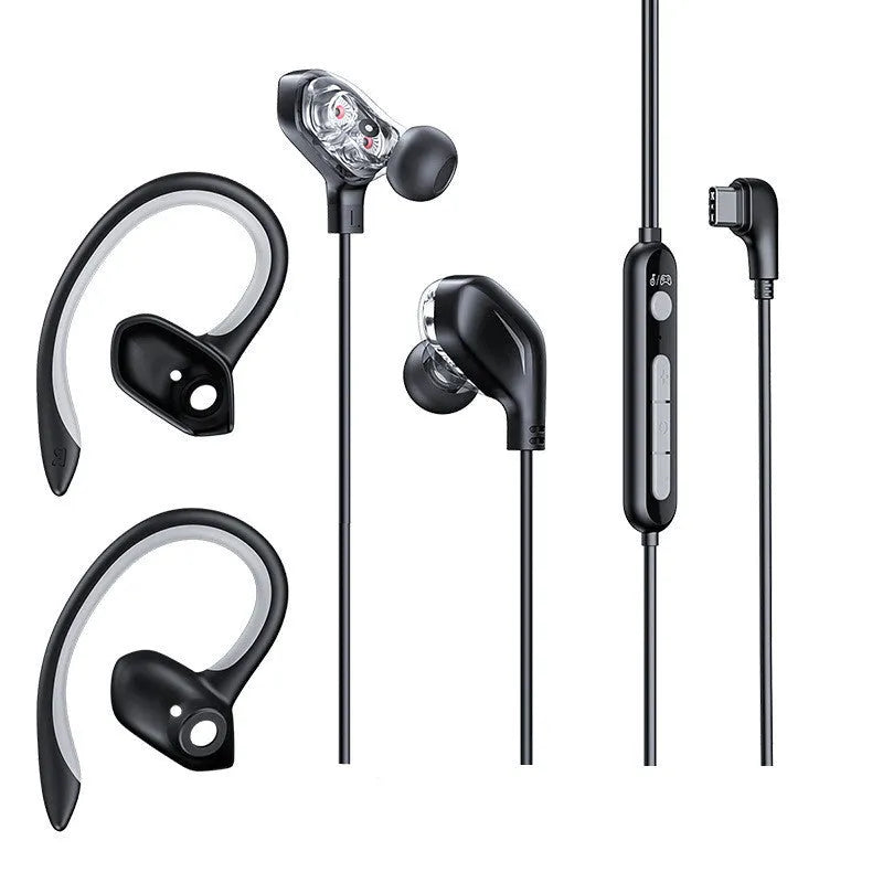 Baseus GAMO dark black Type-C gaming headset with 1.2m cable and ABS+TPE build