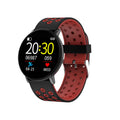 Sports smart bracelet with 1.3 inch screen and silicone strap in black colour option